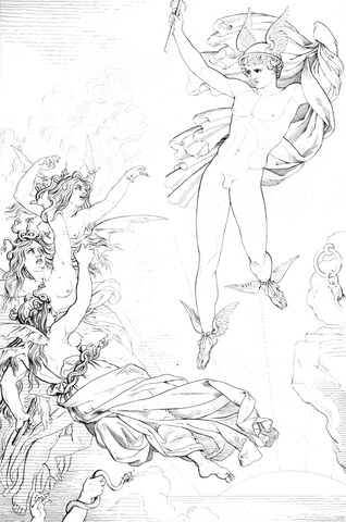 Mercury    Shelley, Prometheus Unbound, Act I Coloring Page